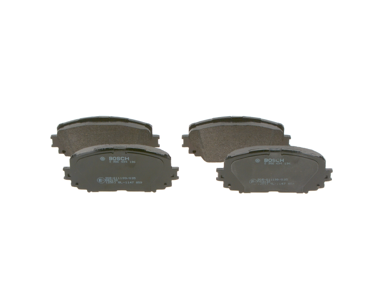 0986494196 Bosch Колодки передние