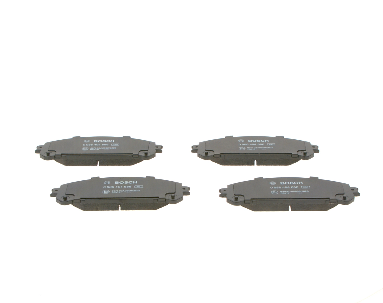 Тормозные колодки Bosch 0986494686