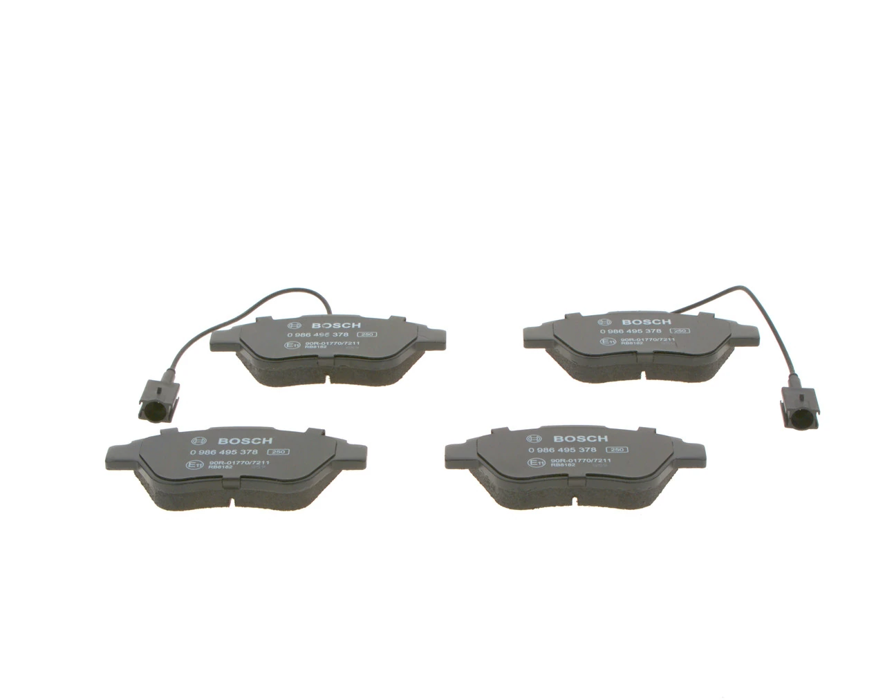 Передние тормозные колодки 0986495378 Bosch