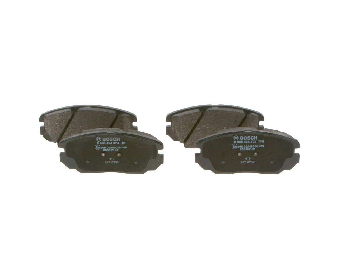 Передние тормозные колодки 0986494374 Bosch