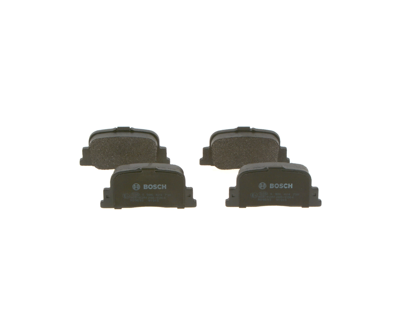 Задние тормозные колодки 0986424730 Bosch