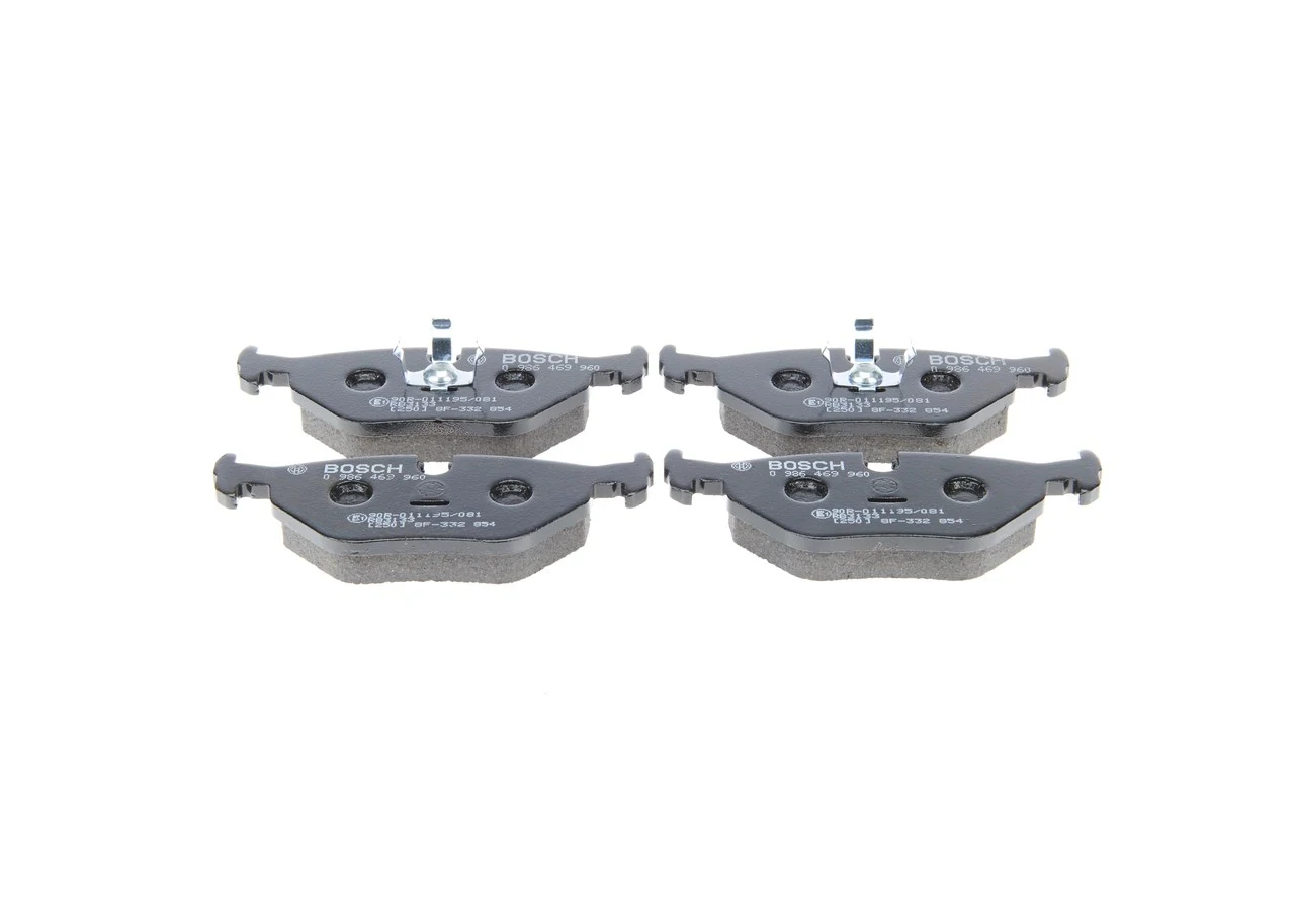 Купить 0986469960 Bosch Колодки тормозные задние, дисковые