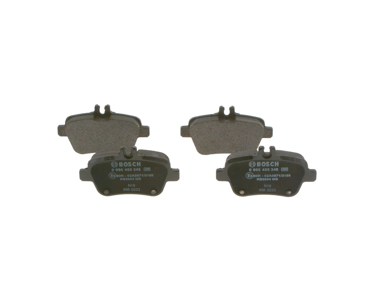 Задние дисковые колодки Bosch 0986495348