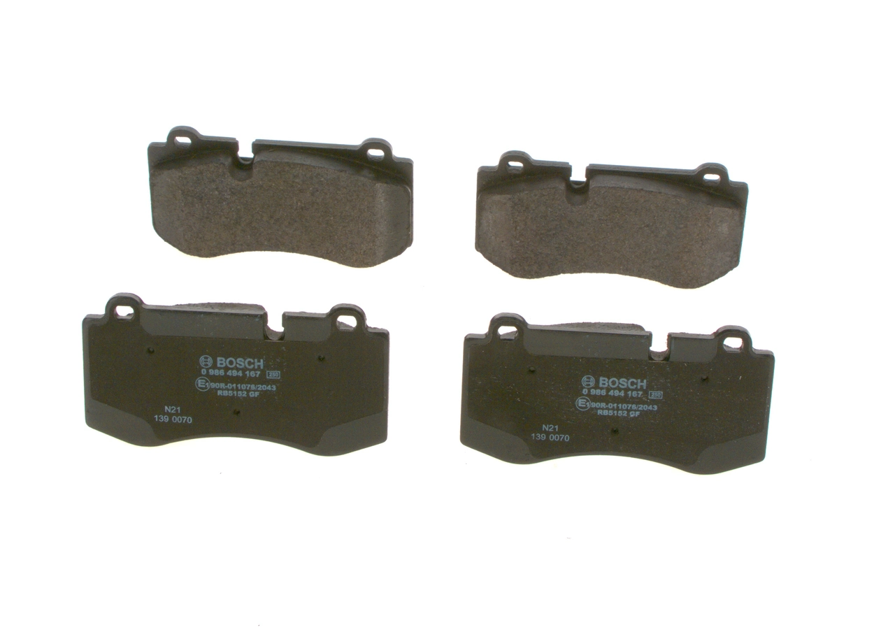 Колодки Bosch 0986494167 цена, от 42.58 USD