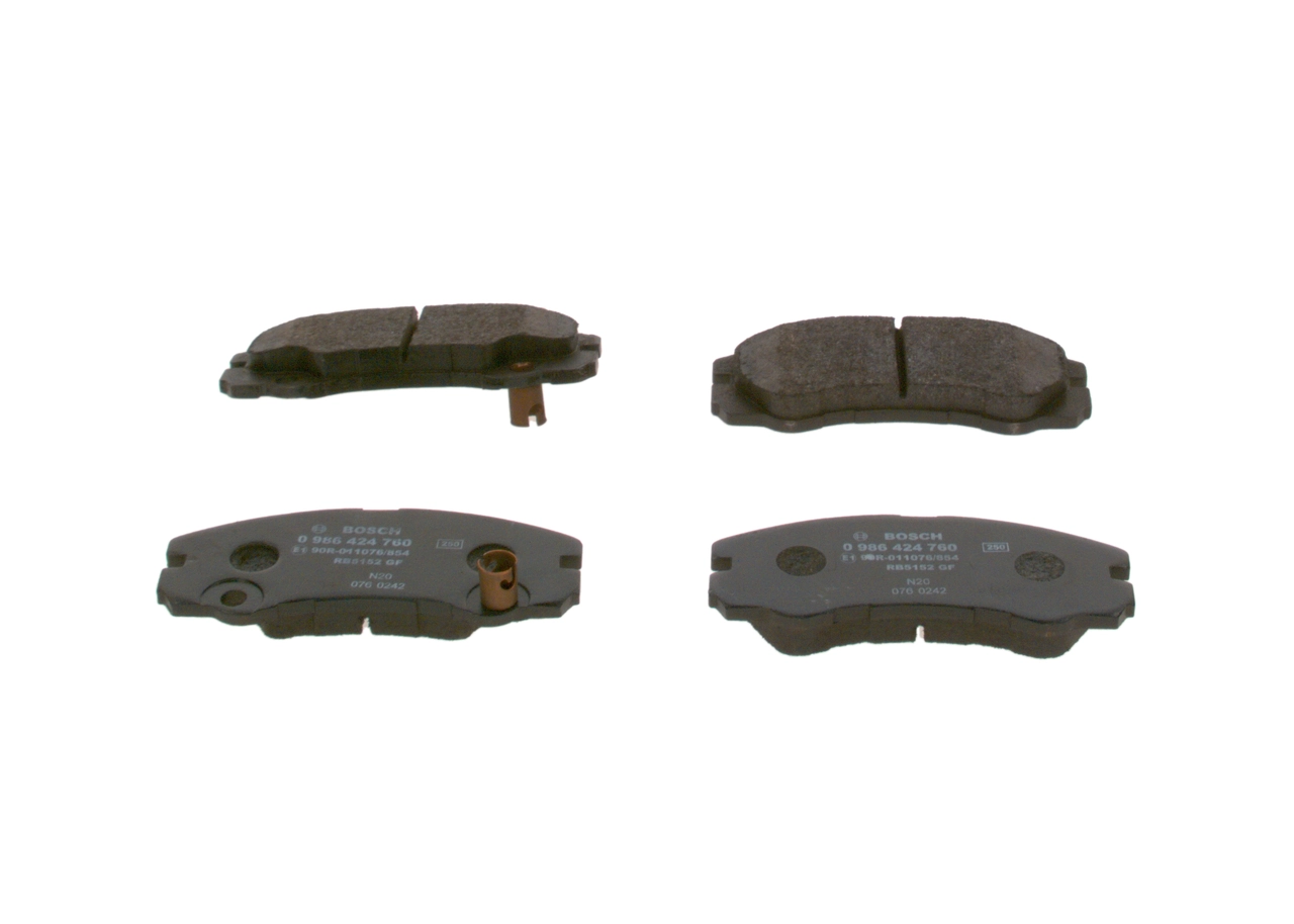 Купить 0986424760 Bosch Колодки тормозные