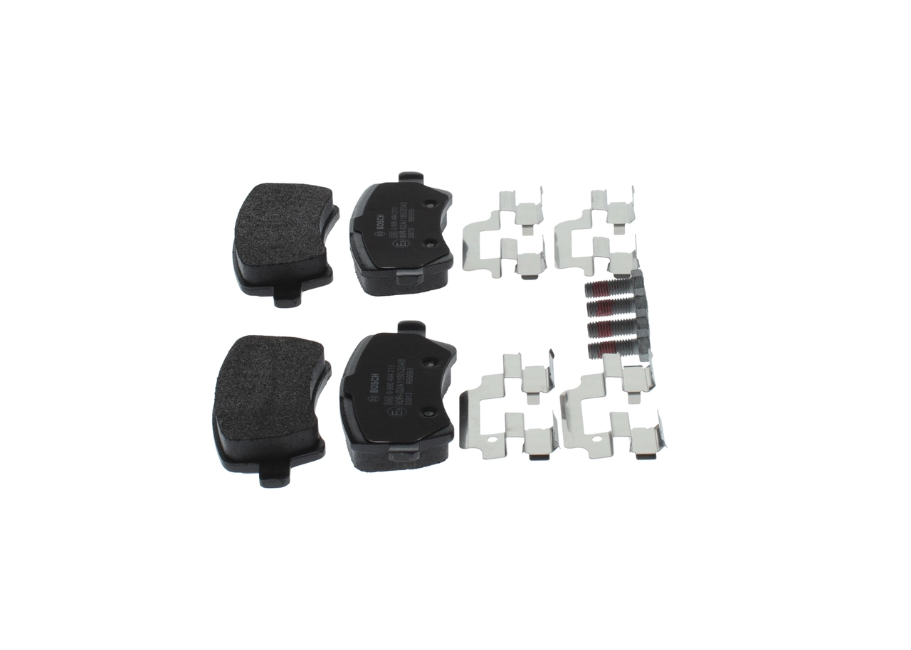 Колодки тормозные задние дисковые BOSCH 0986494213