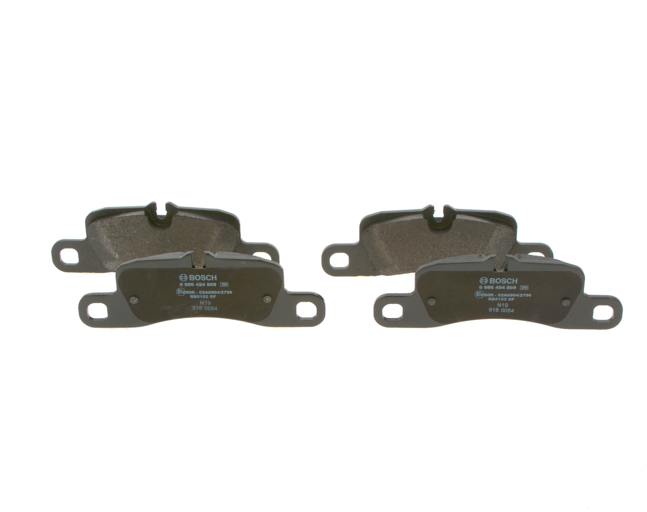 Задние тормозные колодки 0986494869 Bosch