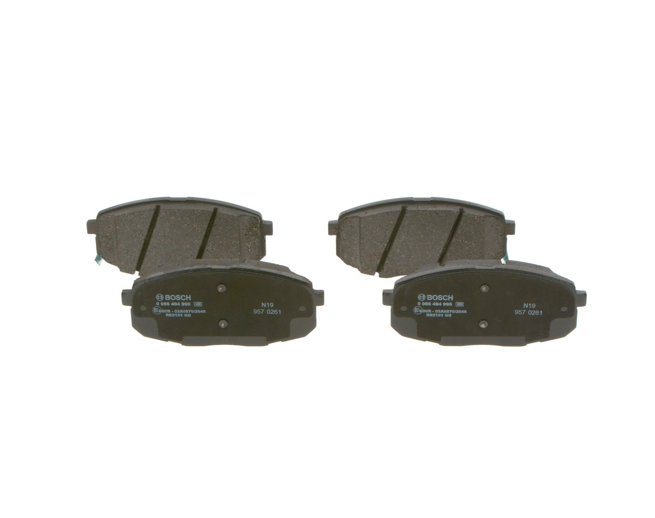 Купить 0986494995 Bosch Колодки тормозные