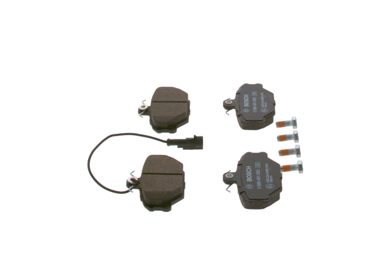 Купить 0986491050 Bosch Колодки тормозные