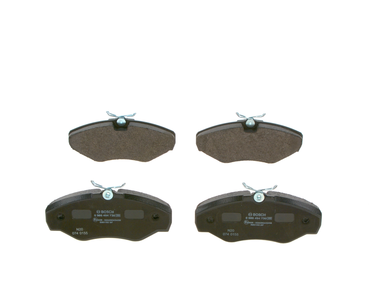 0986494730 Bosch Колодки передние