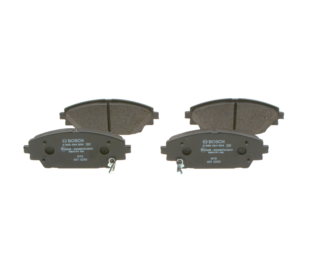 Купить 0986494804 Bosch Колодки тормозные