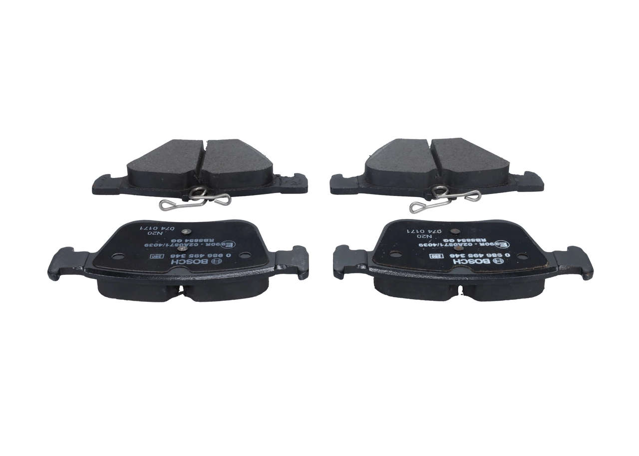 Колодки дисковые  Bosch 0986495346 цена, от 31.12 USD