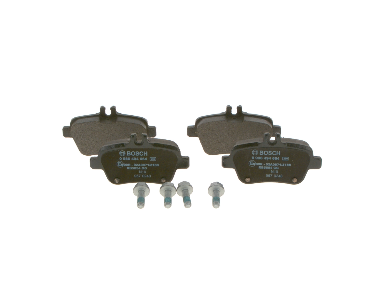 Колодки дисковые  Bosch 0986494664 цена, от 40.74 USD