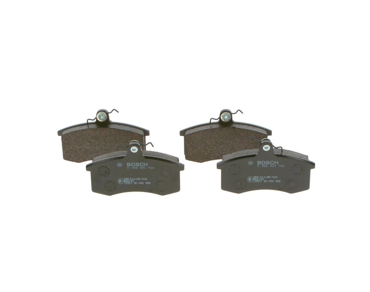 0986491700 Bosch Колодки передние