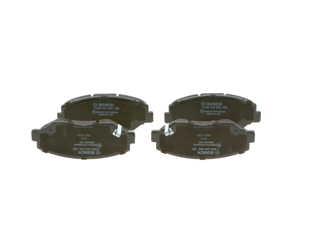 0986424809 Bosch Колодки передние