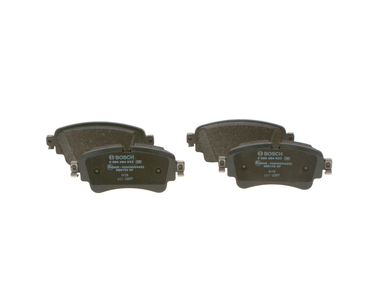 0986494833 Bosch Колодки тормозные дисковые комплект
