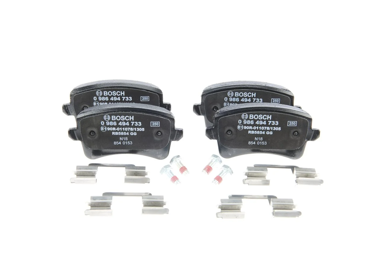 Колодки дисковые  Bosch 0986494733 цена, от 37.62 USD