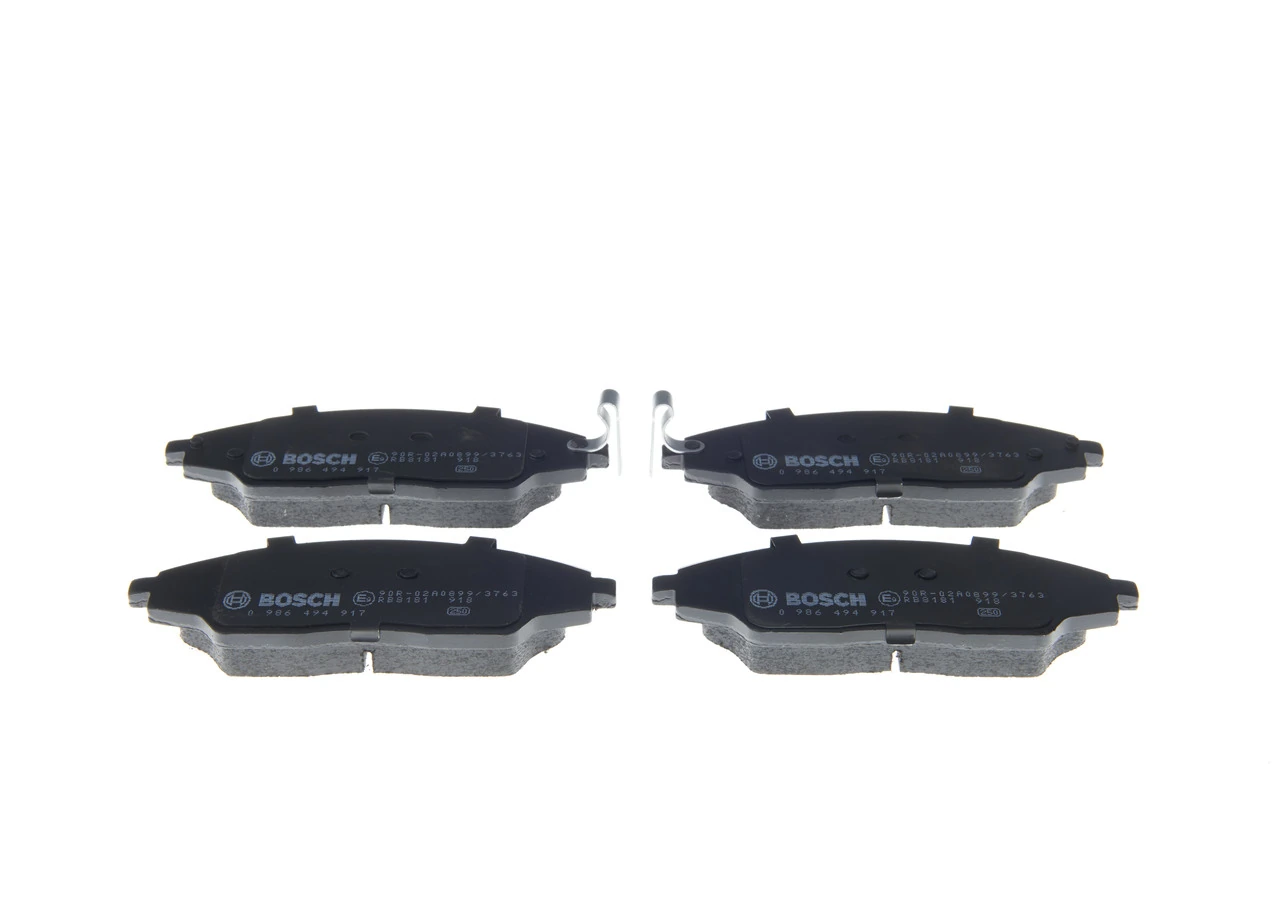 Передние тормозные колодки 0986494917 Bosch