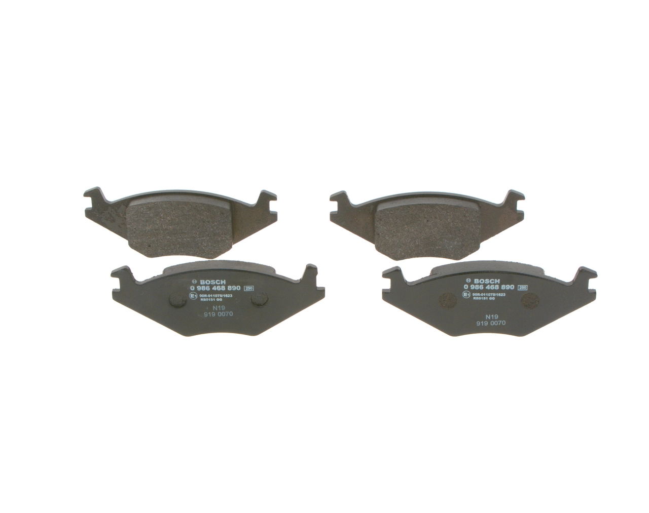 Колодки Bosch 0986468890 цена, от 12.85 USD