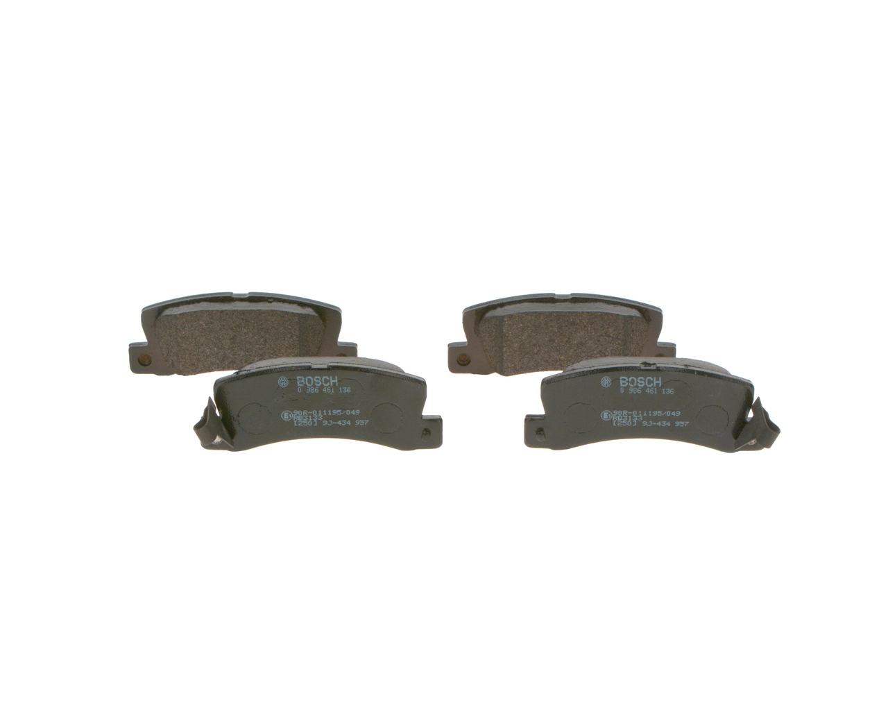 0986461136 Bosch Колодки тормозные дисковые комплект