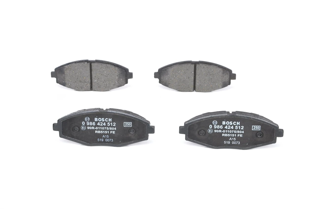 Тормозные колодки Bosch 0986424512