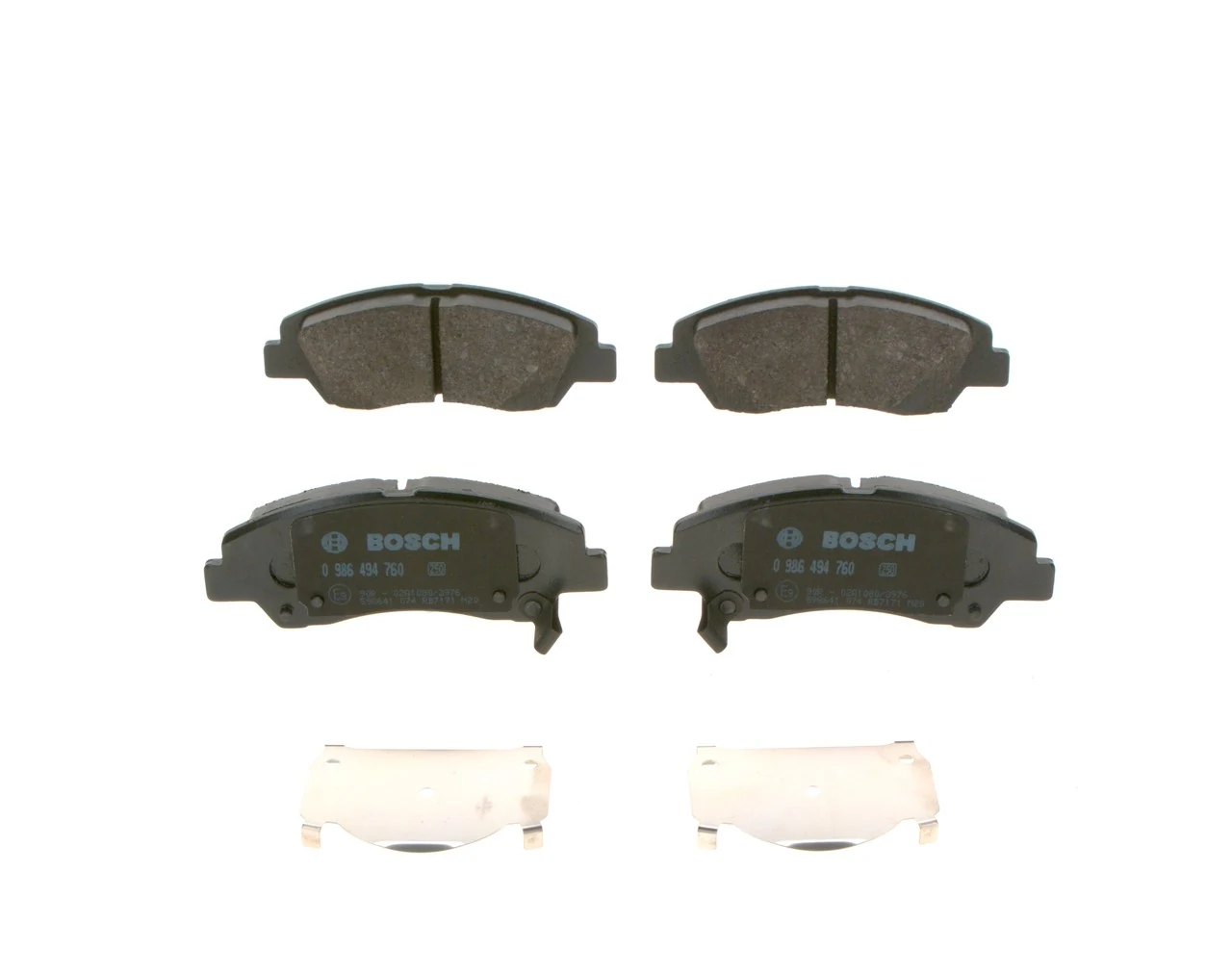 0986494760 Bosch Колодки передние