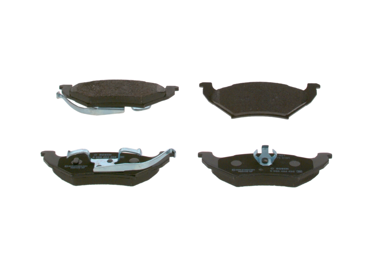 Купить 0986494495 Bosch Колодки тормозные задние, дисковые
