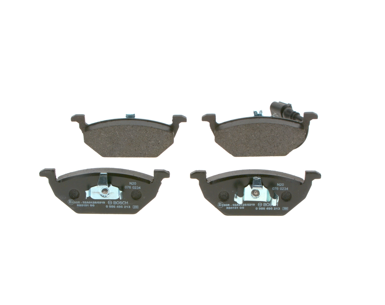 Купить 0986495213 Bosch Колодки тормозные