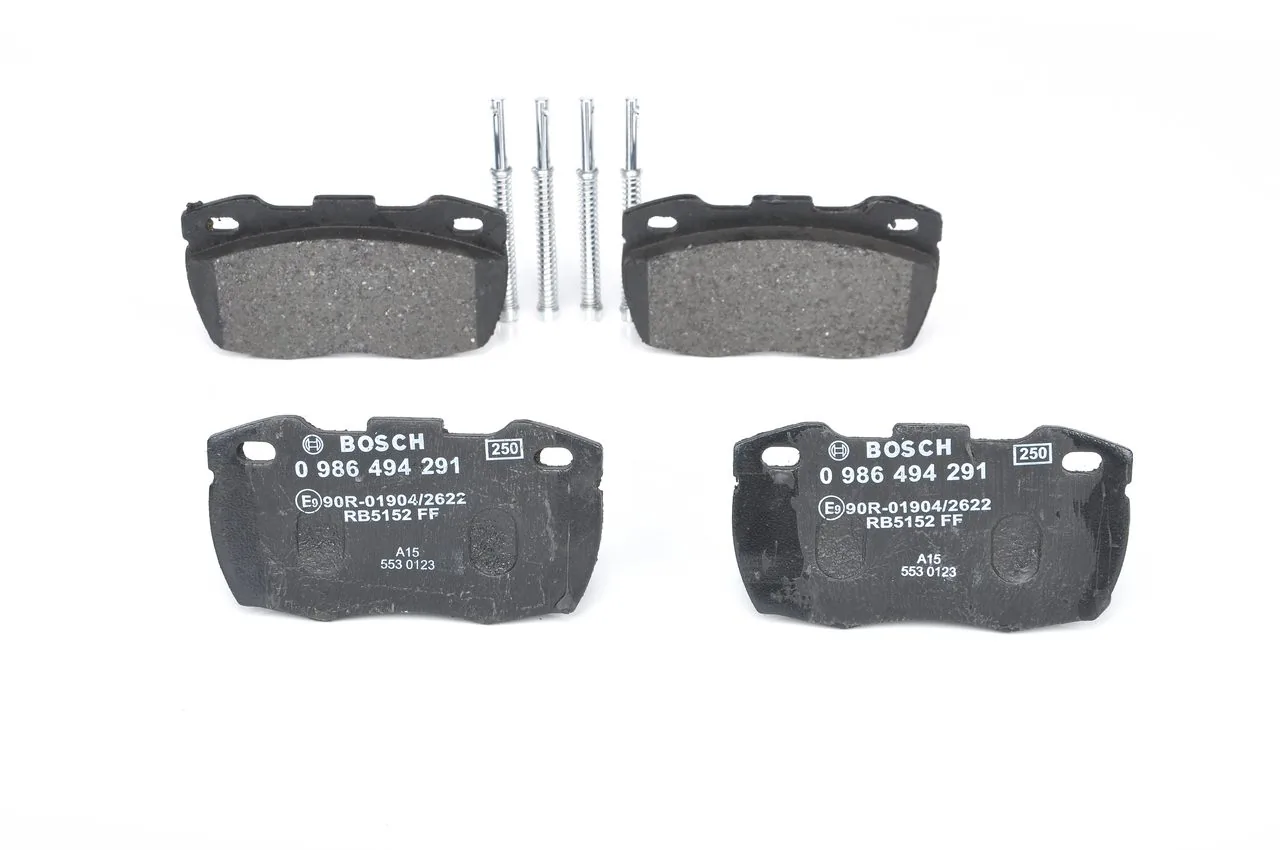 Передние тормозные колодки 0986494291 Bosch