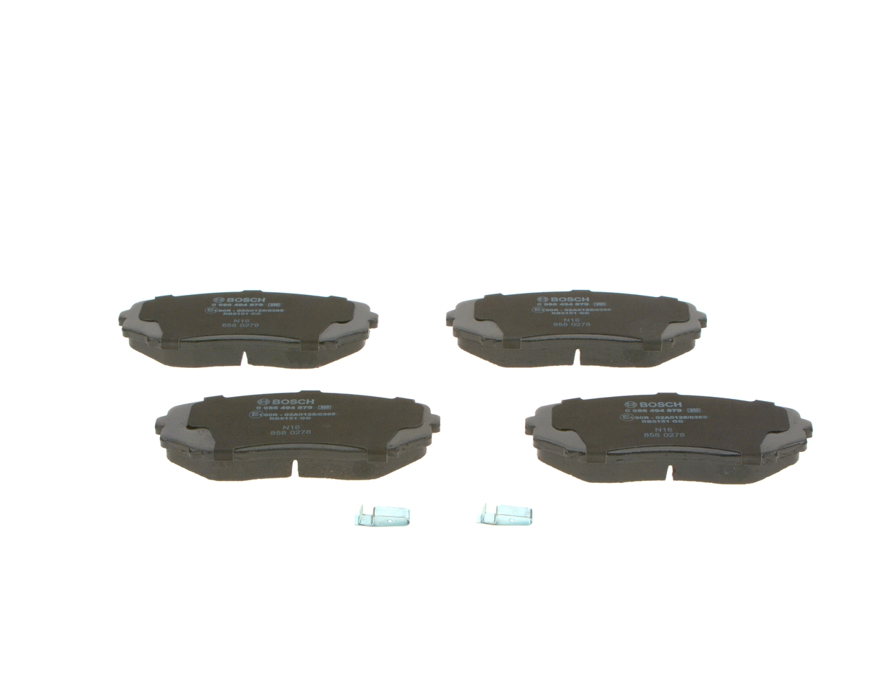 0986494879 Bosch Колодки передние