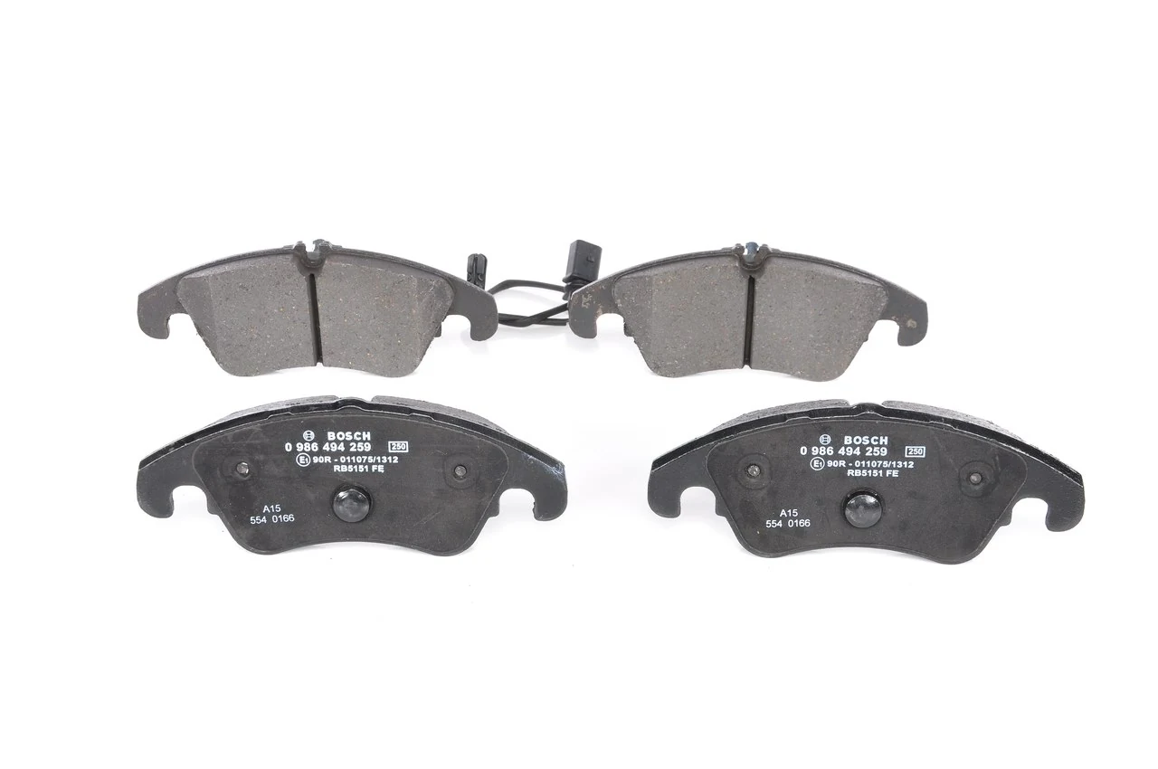 Передние тормозные колодки 0986494259 Bosch