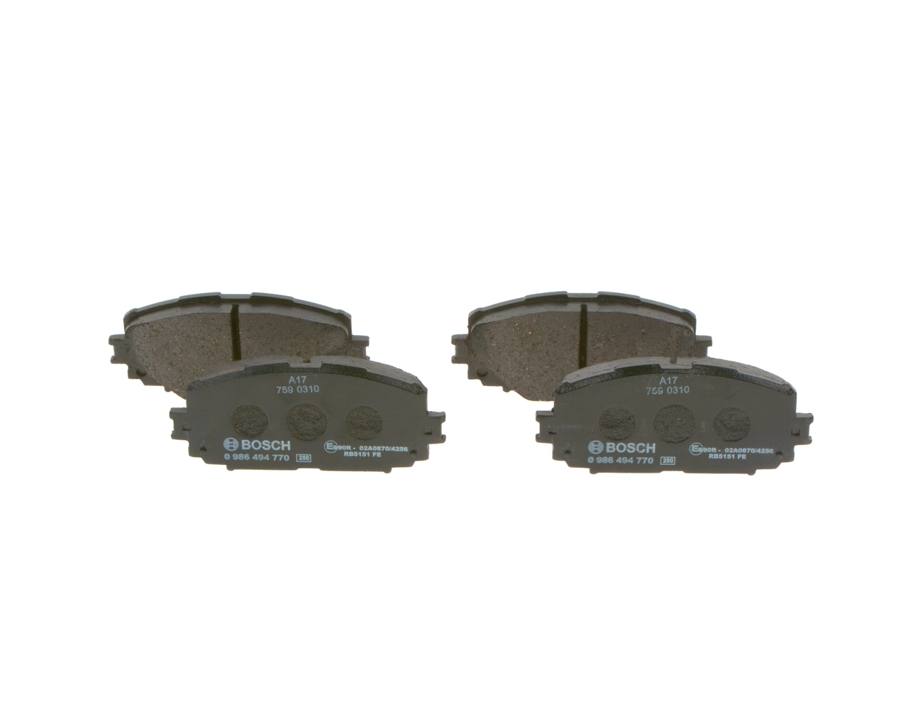 Колодки Bosch 0986494770 цена, от 14.50 USD