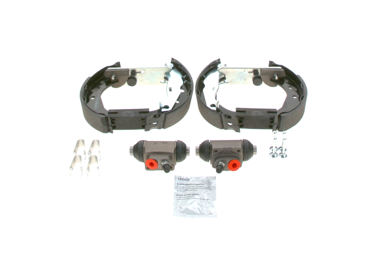 Купить 0204114586 Bosch Задние барабанные тормозные колодки