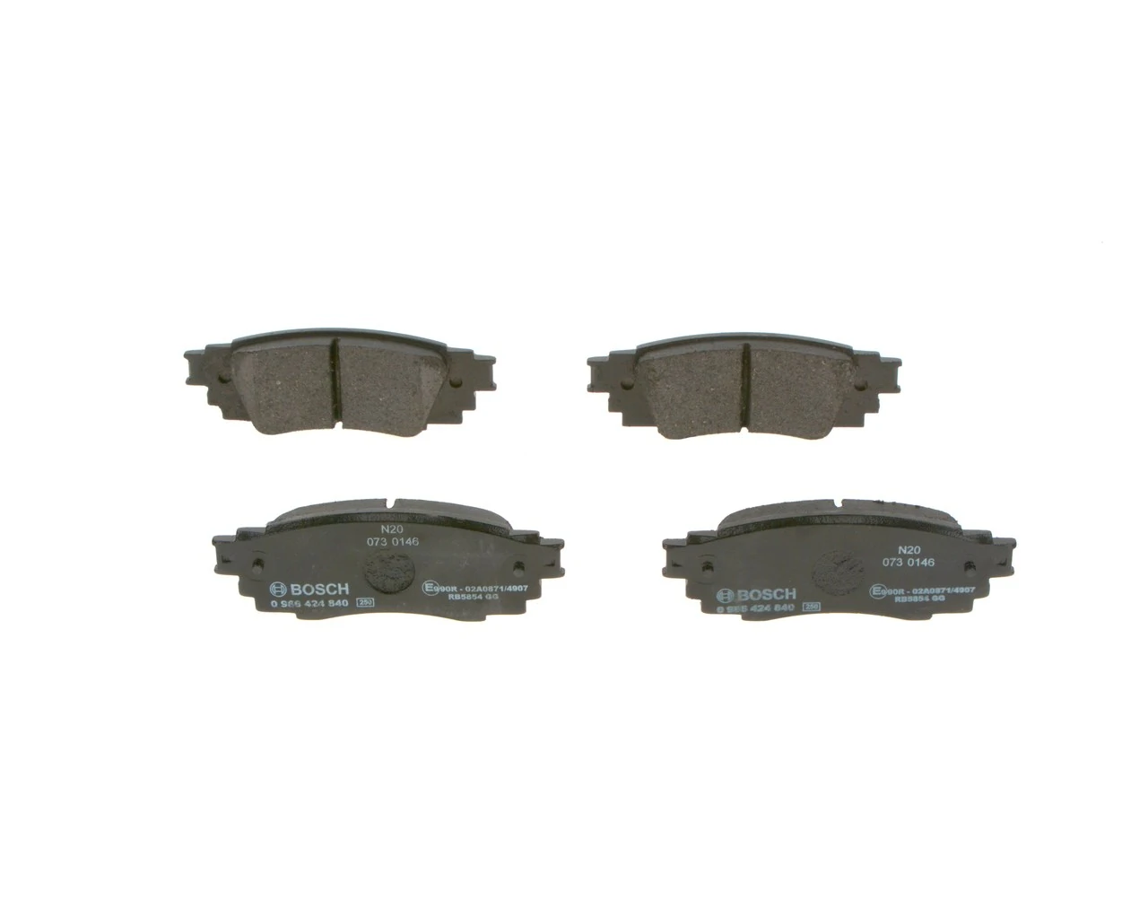 Задние тормозные колодки 0986424840 Bosch