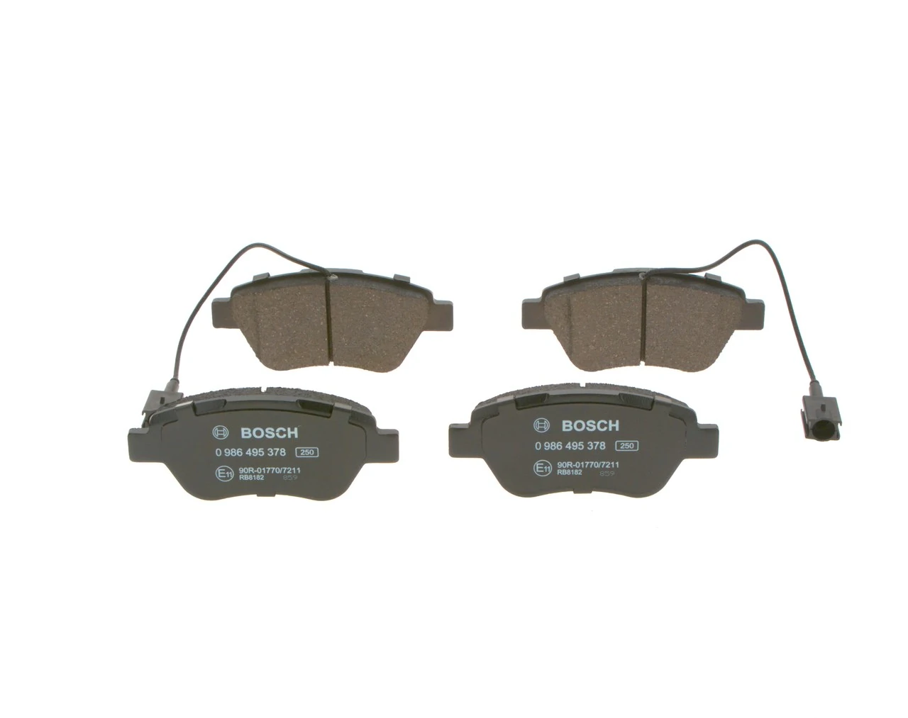 Купить 0986495378 Bosch Колодки тормозные