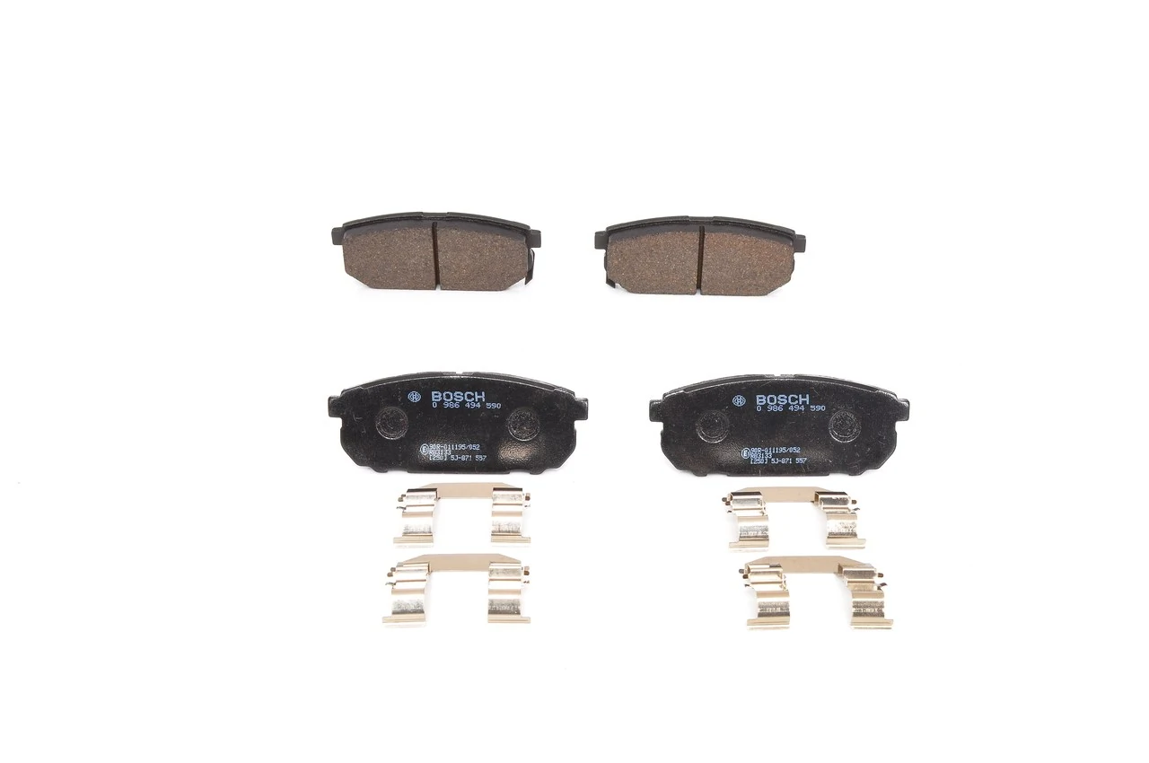 Задние тормозные колодки 0986494590 Bosch