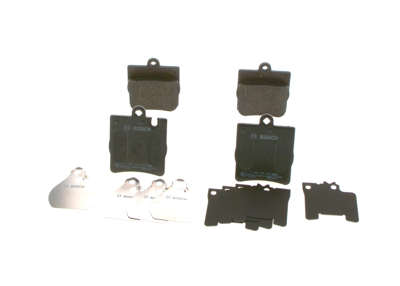 0986494022 Bosch Колодки тормозные дисковые комплект