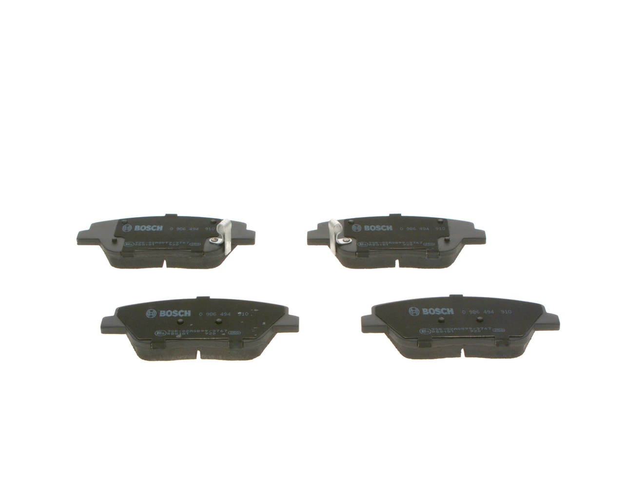 Тормозные колодки Bosch 0986494910