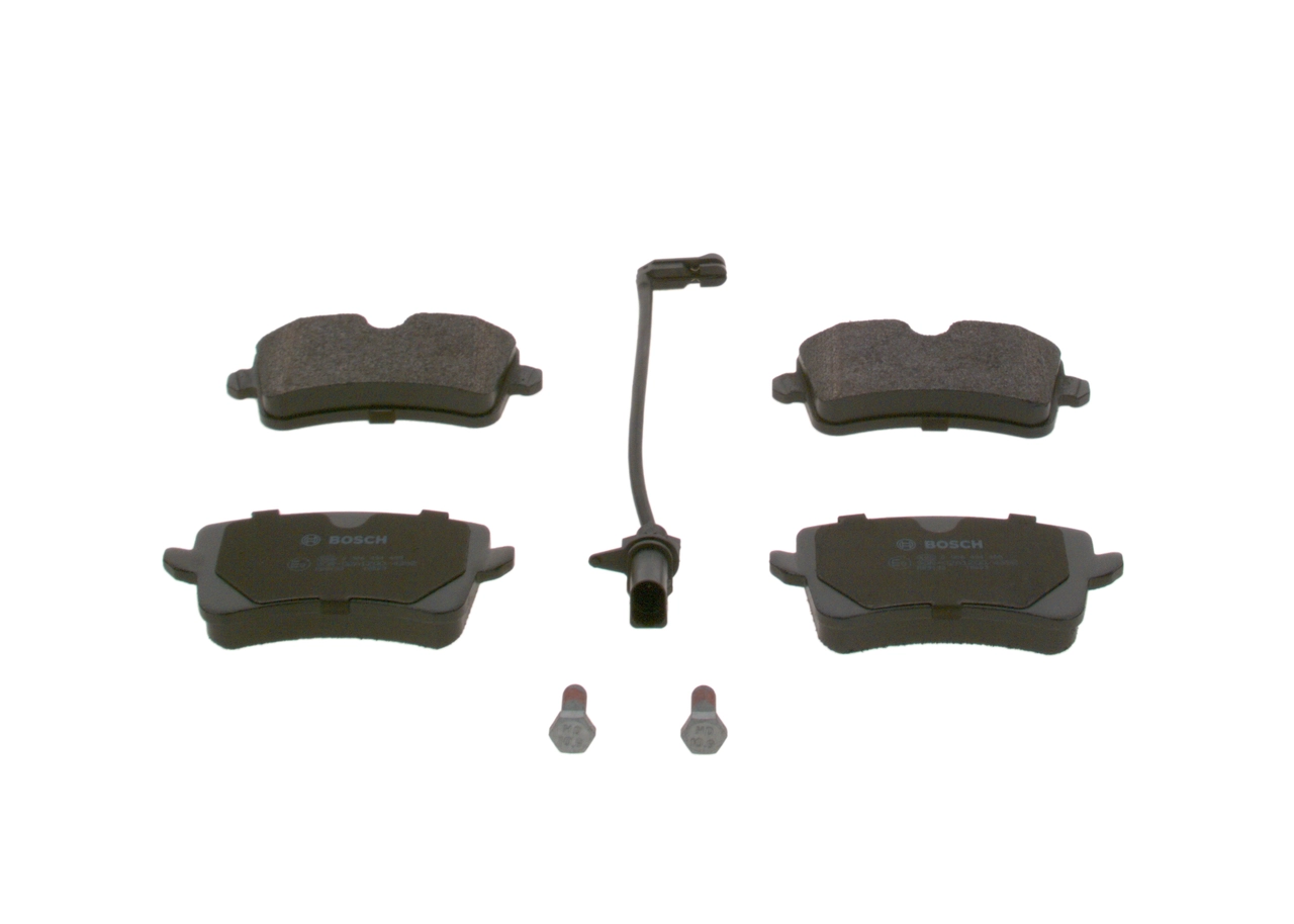 Колодки тормозные задние дисковые BOSCH 0986494488