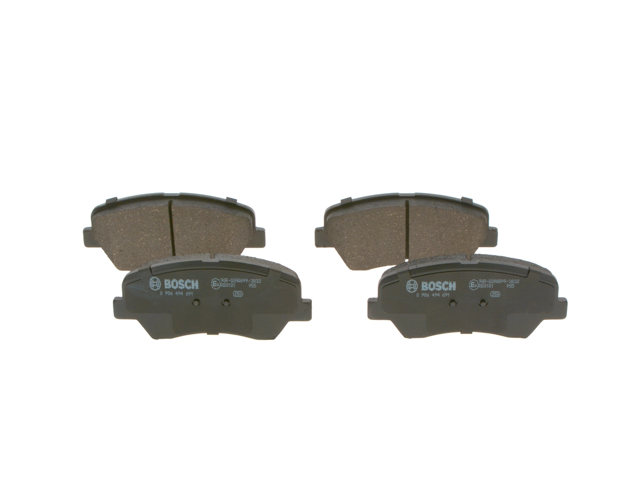 Передние тормозные колодки 0986494691 Bosch