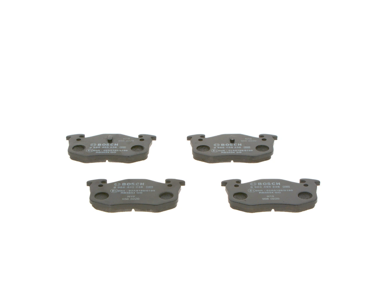 Колодки дисковые  Bosch 0986495236 цена, от 12.06 USD