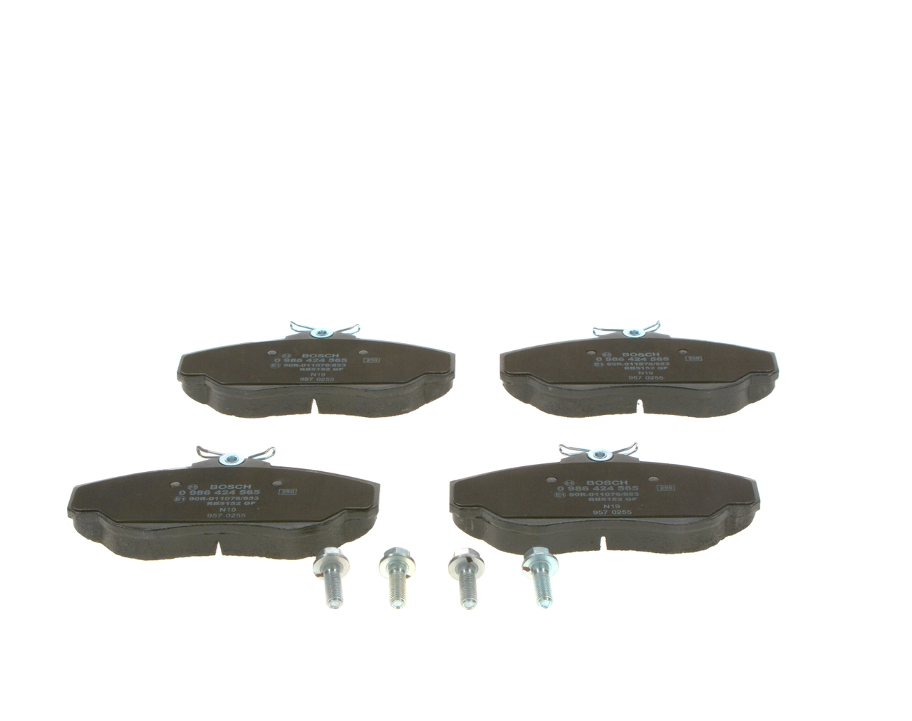 0986424565 Bosch Колодки передние