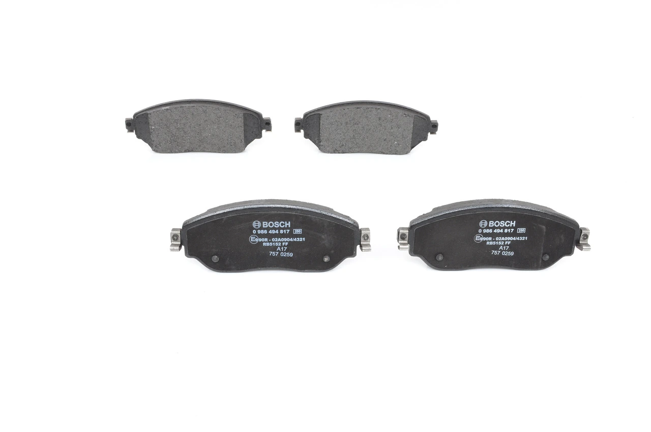 0986494817 Bosch Колодки передние