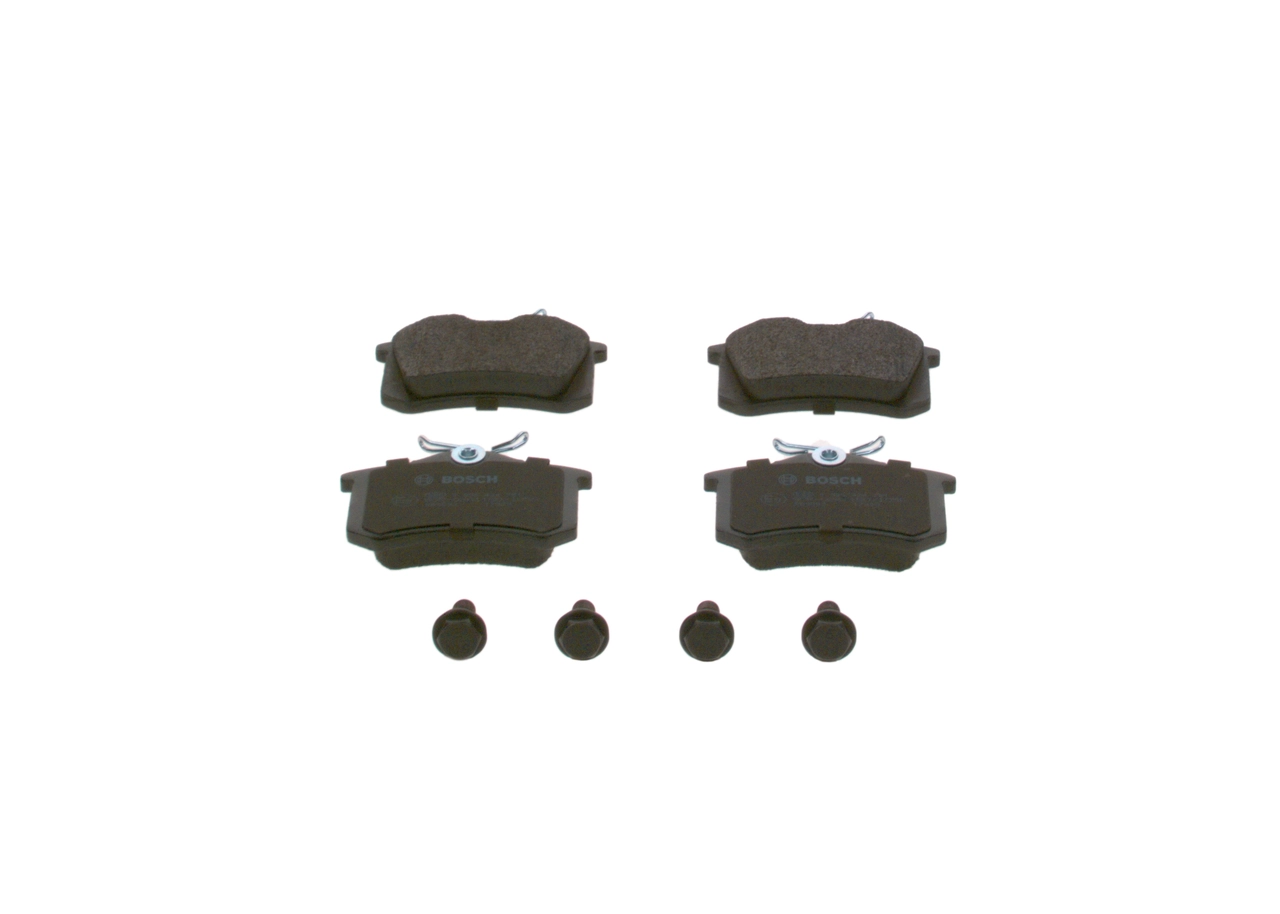 Купить 0986424751 Bosch Колодки тормозные задние, дисковые