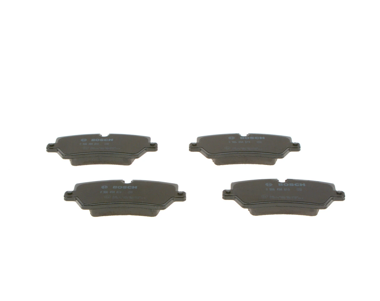 0986494810 Bosch Колодки тормозные дисковые комплект