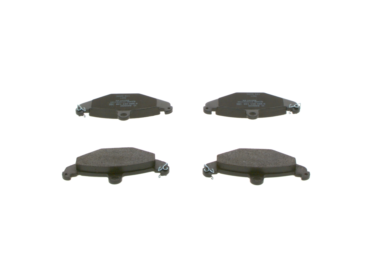Купить 0986461148 Bosch Колодки тормозные задние, дисковые