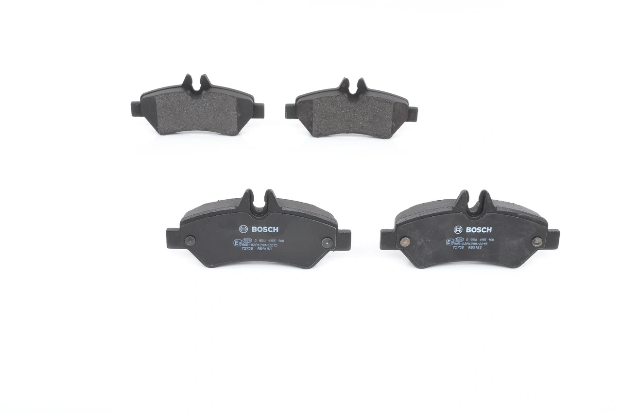 Задние тормозные колодки 0986495100 Bosch