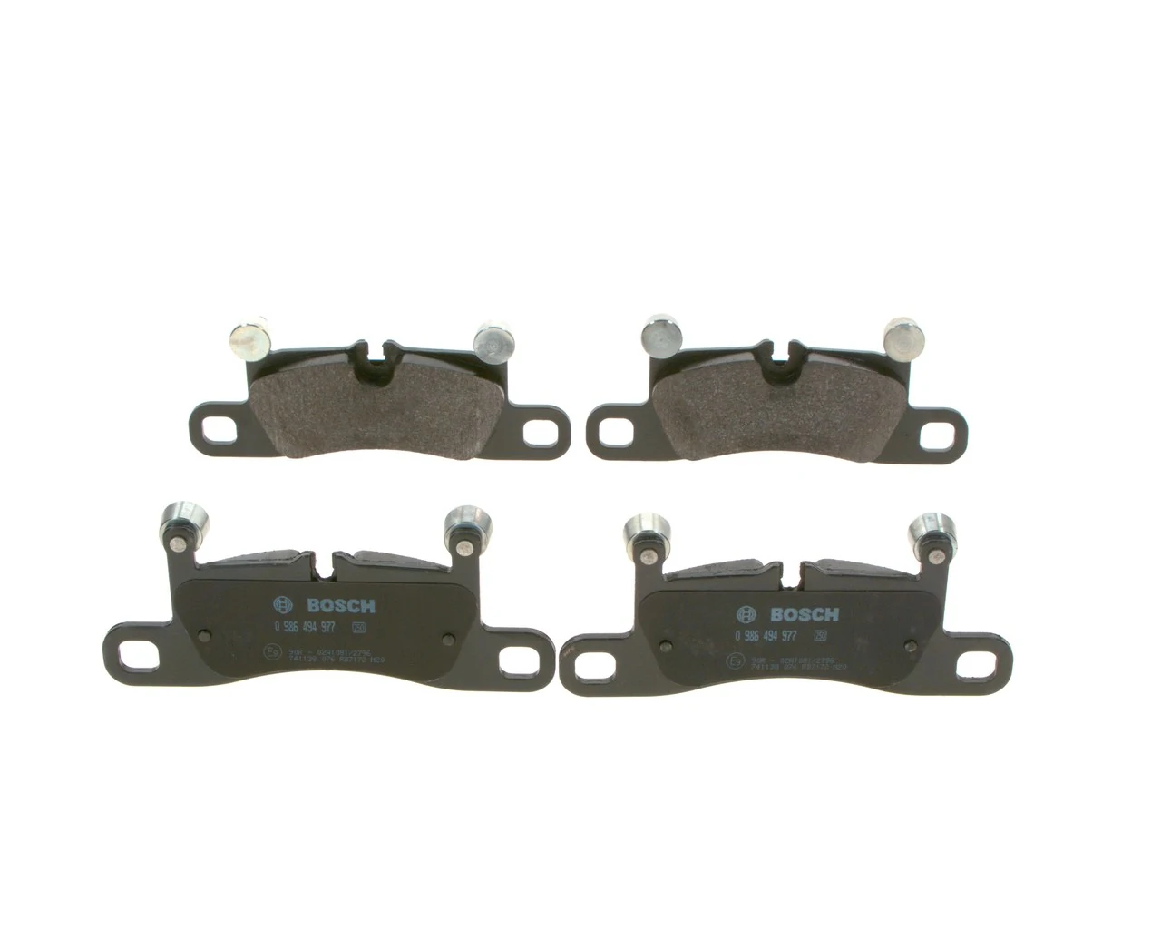 Купить 0986494977 Bosch Колодки тормозные задние, дисковые