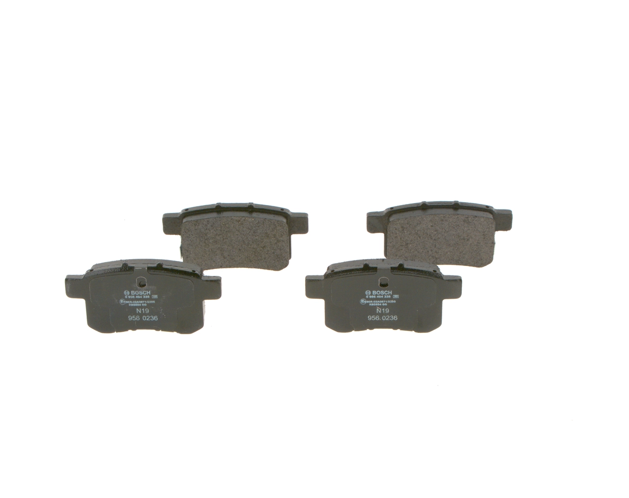 0986494338 Bosch Колодки тормозные дисковые комплект