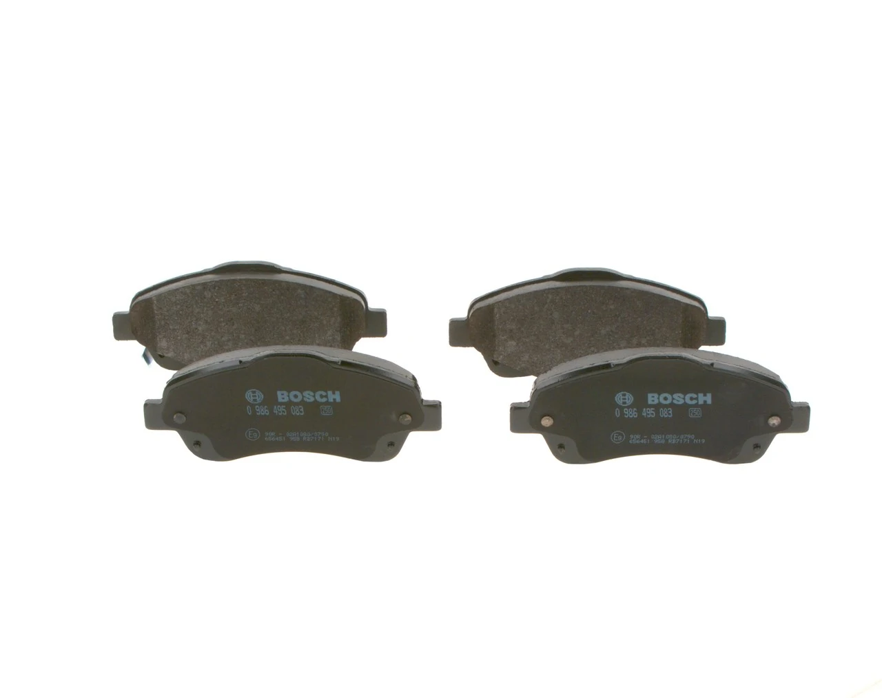 Передние тормозные колодки 0986495083 Bosch